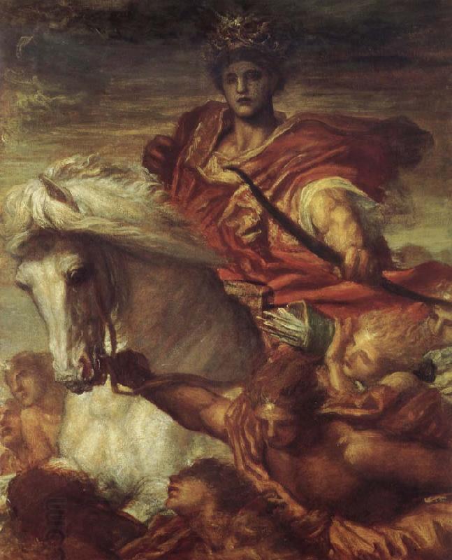 Georeg frederic watts,O.M.S,R.A. The Rider on the White Horse oil painting picture